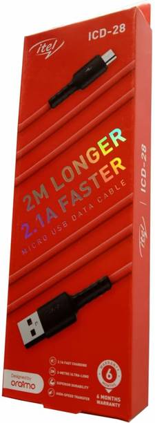 itel Micro USB Cable 2 A 2 m Nylon Braided ICD-28