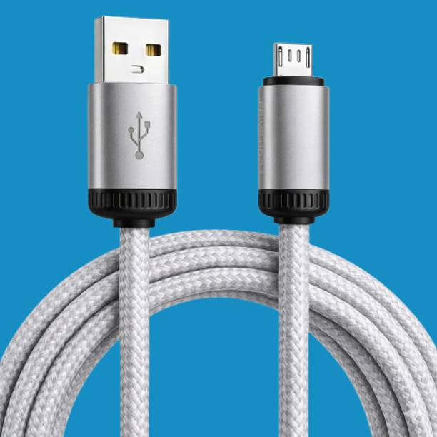 Tart Micro USB Cable 3 A 1 m Copper Heavy Duty Braided V8 Cable for Infinix Smart series