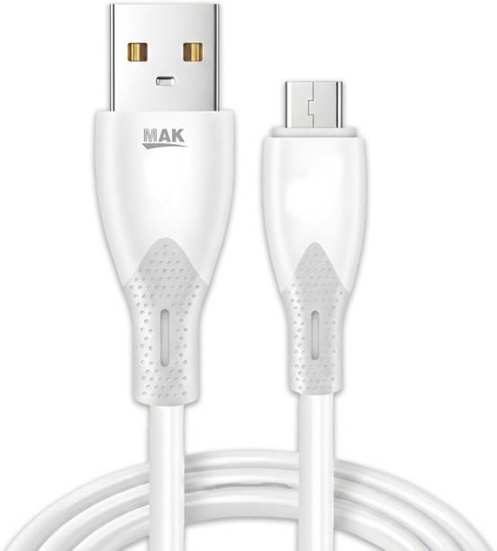 MAK Micro USB Cable 3.5 A 1 m USB-A to Micro V8 Fast Charging Durable Soft Silicone Cable