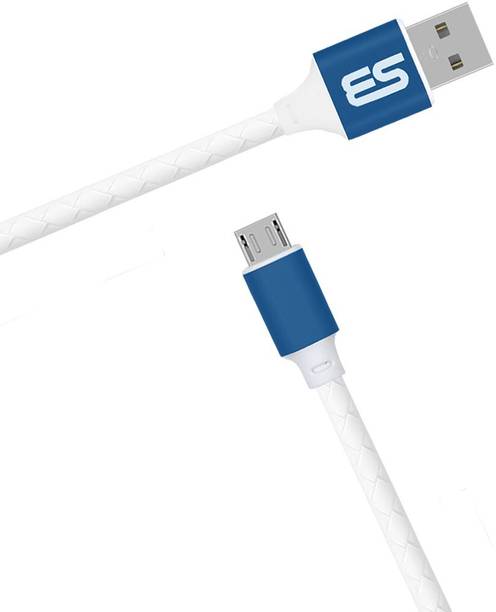 shopbucket Micro USB Cable 2 A 1 m Black PVC Braided Unbreakable Micro USB Cable|2.4A Fast Charging | 1 Meter Cable Length (Blue) Compatible with Realme 3, Realme 5i, Realme C3, Realme 5s, Realme U1, Realme 3i, Realme 3 Pro.