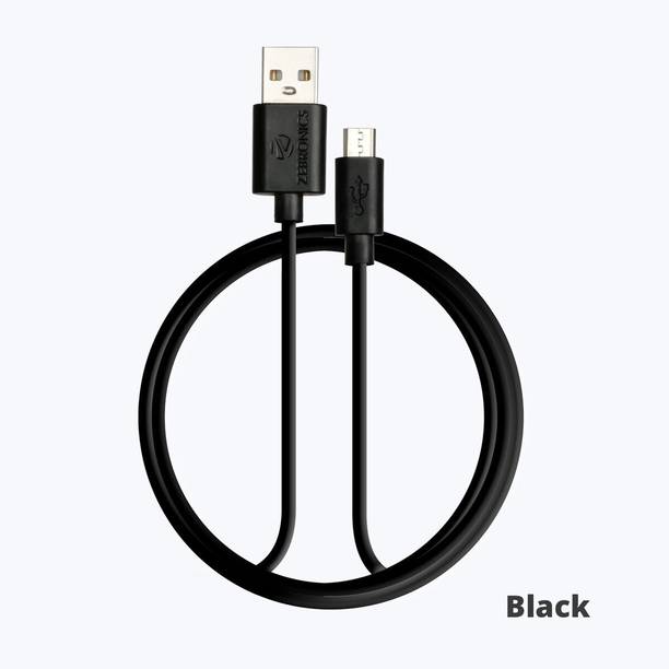 ZEBRONICS Micro USB Cable 2 A 1 m ZEB-UMC102 high-quality that supports up to 2.1A.