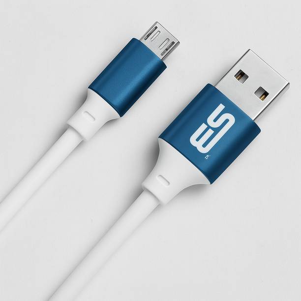 SB Micro USB Cable 2 A 1.2 m Micro USB Data Cable QC 3.1 Fast Charging & Data Sync Data Cable 1.2 Meter Long USB Cable (Blue)