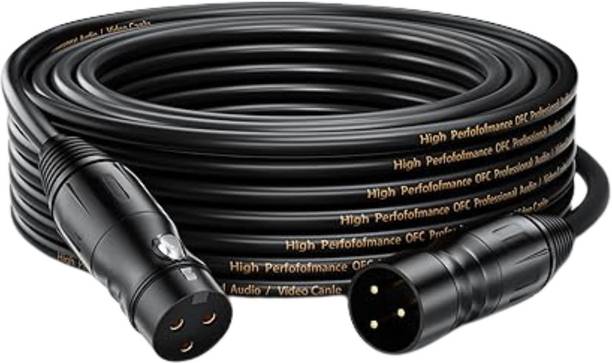 Urban Infotech Mono Audio Cable 6 m Stainless steel Professional 3 Pin XLR Male to XLR Female Balanced Cable for Condenser MIC