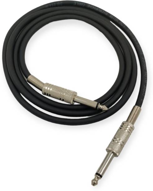 TZ SMART Mono Audio Cable 1.5 m Cable 6.35mm Plug Bass Keyboard Instrument Cable for Electric