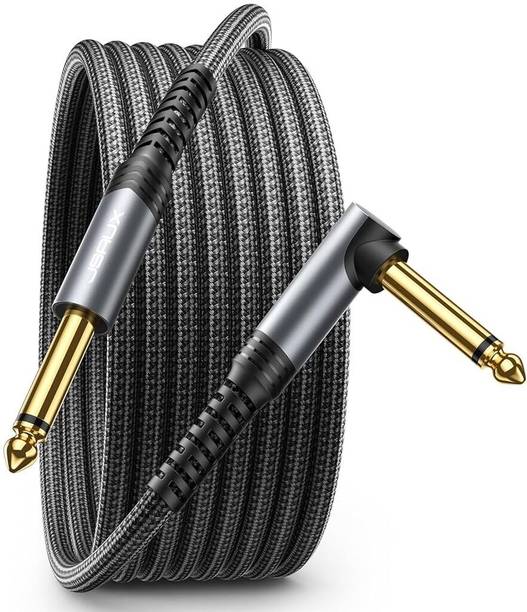 ZITRONIX Mono Audio Cable 3 m Metal Braided Enhanced Durability Electric Guitar Cable 10FT