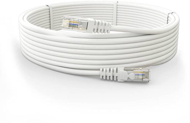 kipek Patch Cable 7 m 7 Mtr LAN Cable CAT6/Cat 6 Ethernet, Network, Internet RJ45 Cable High Speed