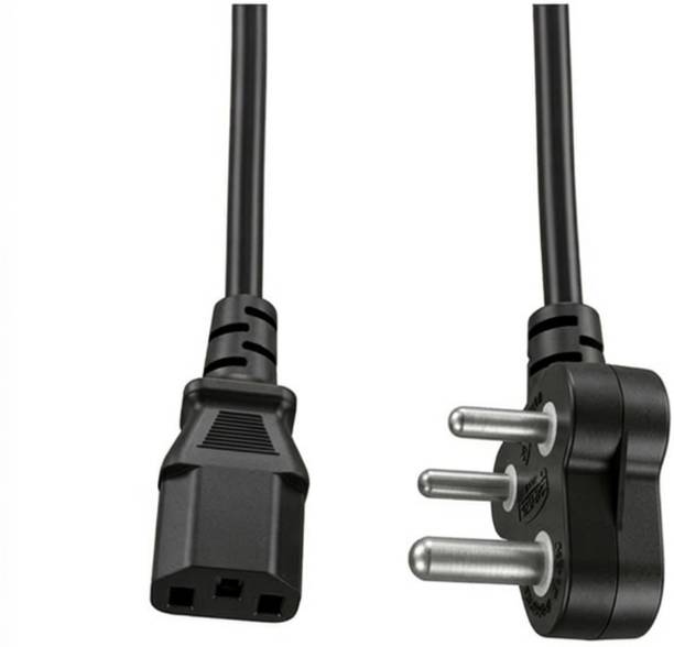 WIRESLAB Power Cord 1.5 m Desktop PC Computer Power Cord, 2500 Watt IEC C13 Power Cable for Pc, 3 Pin Ac Wire Lead for SMPS Power Supply, Monitor, Printer, Electric Kettle, TV