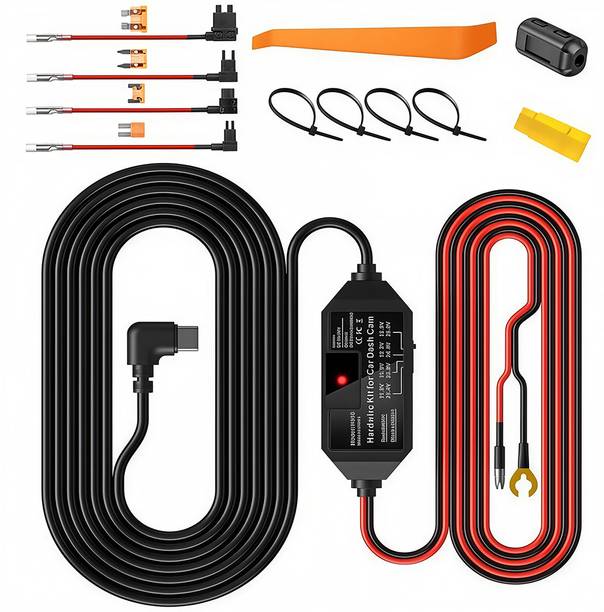 Zeitel Power Cord 3 m Dash Cam Hardwire Kit with Cable