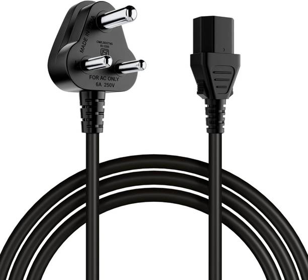Portronics Power Cord 1.2 m Konnect G4 Desktop PC Power Cord,1.2m Long, Kettle Lead Connector