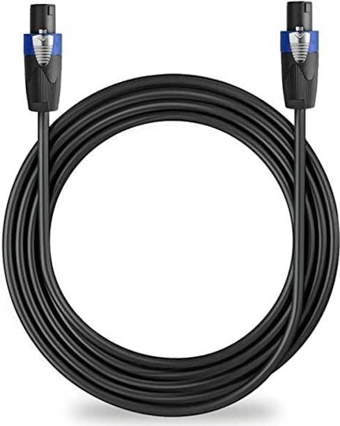 Moxe Power Cord 5 m Speakon Speaker Cable – Male to Male, 12 Gauge AWG Audio Wire