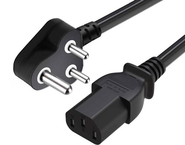 Sadow Power Cord 1.5 m 1.5 Meter Power Cable Cord for Desktop PC and Printers/AMPIFIRE/SMPS/LED Light/Mug MACHIN Printing MACHIN/CPU/Monitor/LCD/LED