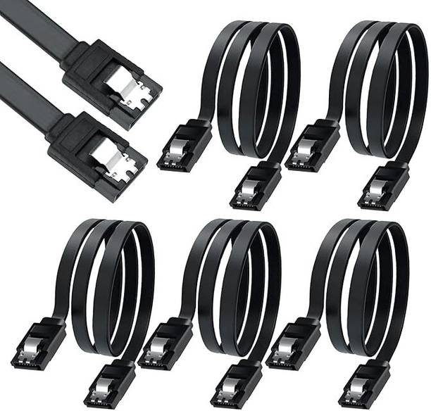 C Computer Power Cord 0.5 m 5 sata cable pack