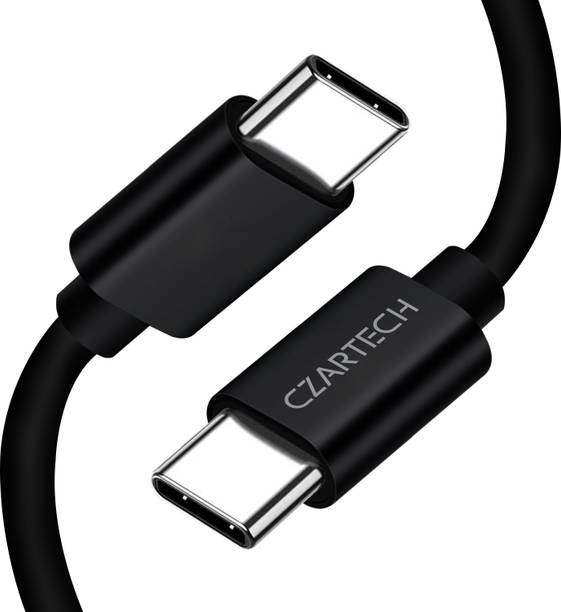 CZARTECH Power Cord 2 A 1.5 m USB Type C to Type C Fast Charging Cable
