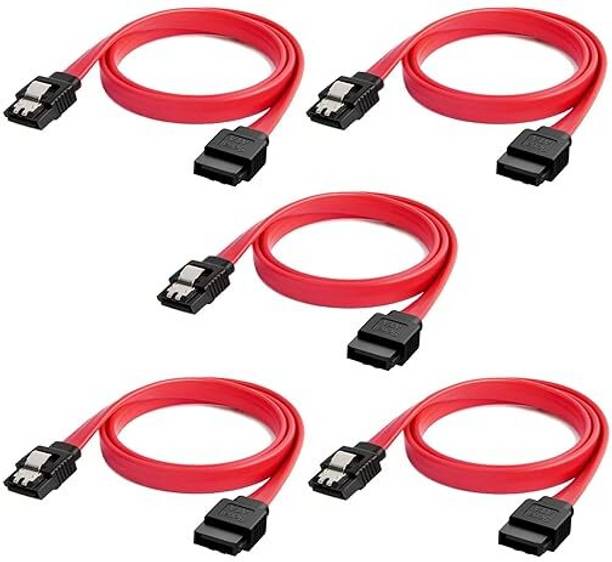 C Computer Power Cord 0.5 m SATA Cable 5-Pack