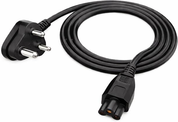 PATHAK Power Cord 1 m Laptop Power Cord | 3 Pin-C5 Cloverleaf Connector,700W MAX LOAD CAPACITY Universal Replacement Power Cable for Laptop Charger Adapter | Durable Safe Power Cable For ALL BRAND LAPTOP