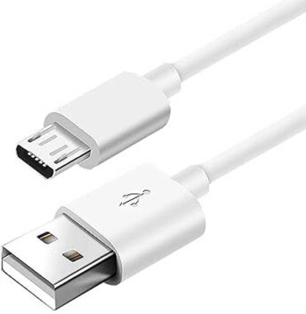 Tiagun Power Sharing Cable 1.12 m HD Micro USB Cable 2.4 A 1 m 15W Micro USB For Super Fast Charge (Compatible with Realme/OPPO/Vivo, Nokia/Moto/Redmi/POCO, White, One Cable)