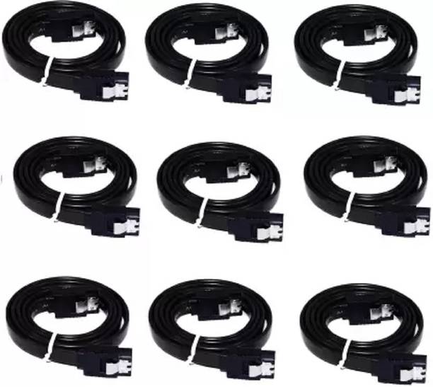 SVDK Power Sharing Cable 0.45 m SATA III 6.0 Gbps SATA Compatible for SATA HDD, SSD, Pack 9