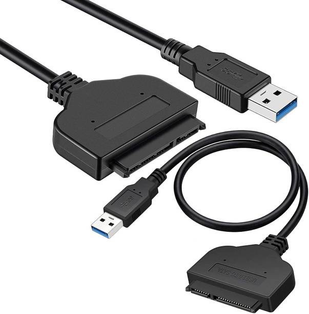 STORITE Power Sharing Cable 0.45 m 4TB -USB 3.0 to SATA Hard Disk Drive(HDD) Converter Cable 2.5 Inch Laptop HDD & SSD with USB Power Cable