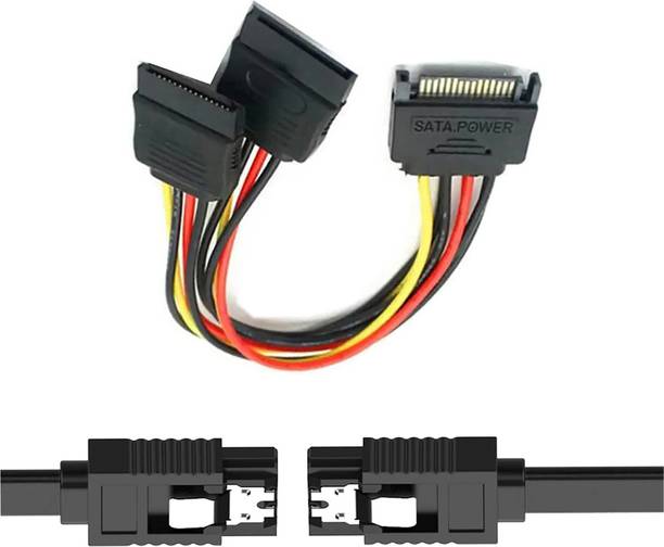prass Power Sharing Cable 1.5 A 0.2 m PLASTIC Y-SATA-POWER-DATA-AP2602-PACK-2
