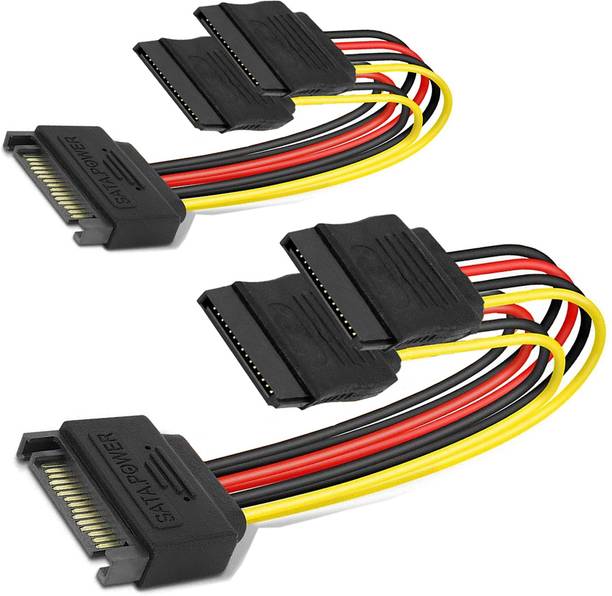 prass Power Sharing Cable 4.5 A 0.2 m PLASTIC Y-SATA-P1-POWER-2.1-PACK-OF-2