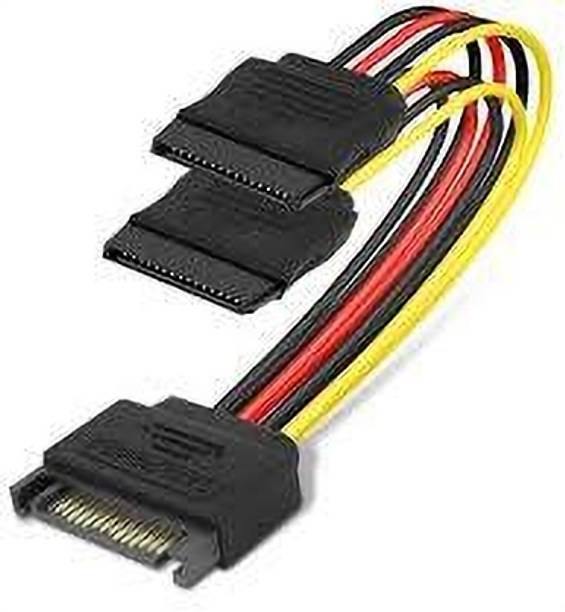 TECH NIICK SOLUTIONS Power Sharing Cable 0.02 m SATA POWER SPLITTER CABLE