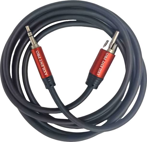 AXILENT PRO RCA Audio Video Cable 10 m Meter /Stereo 3.5mm Male to RCA Cable High Quality Copper Wire For