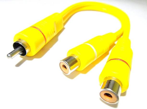 TIZOQ RCA Audio Video Cable 304 m RCA 1 Male to 2 Female Audio Video Y Splitter Adapter Cable