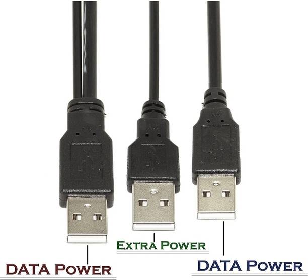 TECHGEAR Reversible USB 2.0 0.25 m All 3 USB - Standard A - HDD Lead Splitter usb 2.0 y cable