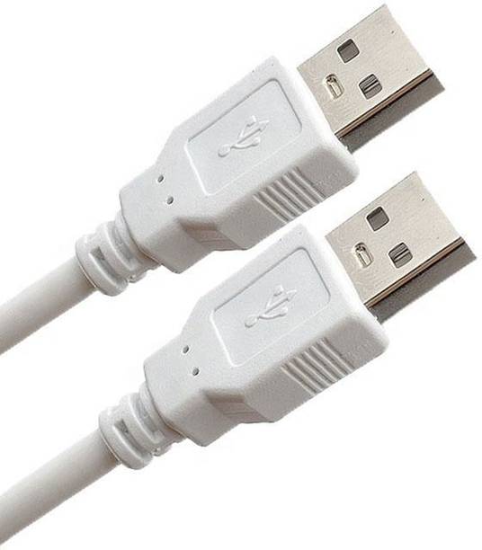 Chias Reversible USB 2.0 2 A 1 m USB 3.0 Male to Male Cable High-Speed USB 3.0 A to A Extension for Data Transfer Compatible with Laptop, Hard Disk, Camera, Laptop, DVD Player