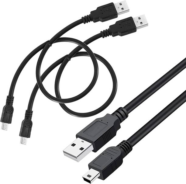STORITE Reversible USB 2.0 2 A 0.35 m USB 2.0 A to Mini 5 pin B Cable for External HDDS/Camera/Card Readers
