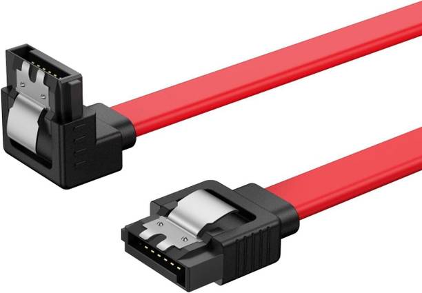 Tobo SAS Cable 0.05 m SATA III Cable 8-Inch/0.6FT SATA III 6.0 Gbps 7pin Female to Downward Right Angle Female Data Cable with Locking Latch Support for 2.5'' SSD,3.5''HDD Drive TD-1196CC