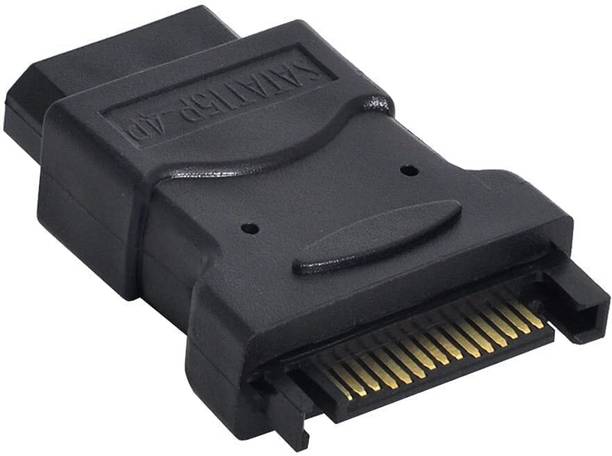 RyzCare 15 Pin SATA Male to 4 Pin Molex Female 2.5 inch IDE