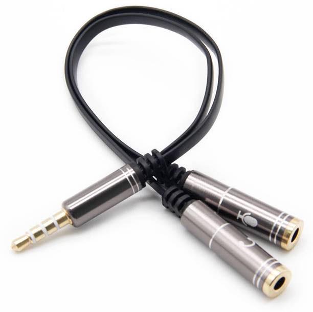 SUPVOX Stereo Audio Cable 3 m Headphone Mic Splitter Cable