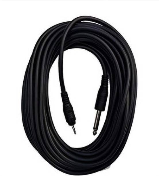 GADGEETI Stereo Audio Cable 20 m AUX Cable (20 MTR) Mono 6.35 mm 1/4-inches P38 Male to EP 3.5 mm Stereo Audio Cable |