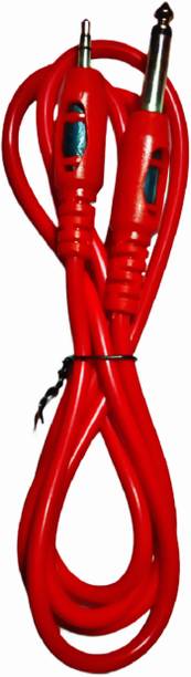 LR ENTERPRISES Stereo Audio Cable 1.5 m V-OHM, 3.5 TRRS MALE MONO TO 6.35 TRRS MALE MONO CABLE