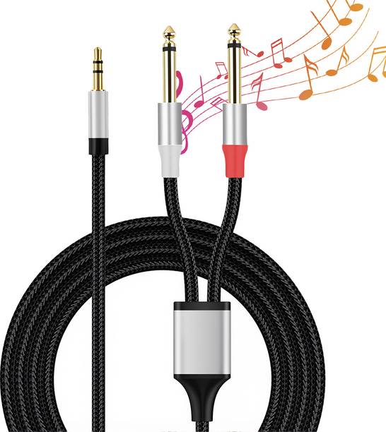 Zorbes Stereo Audio Cable 3 m Audio Splitter Cable 35mm to 65mm