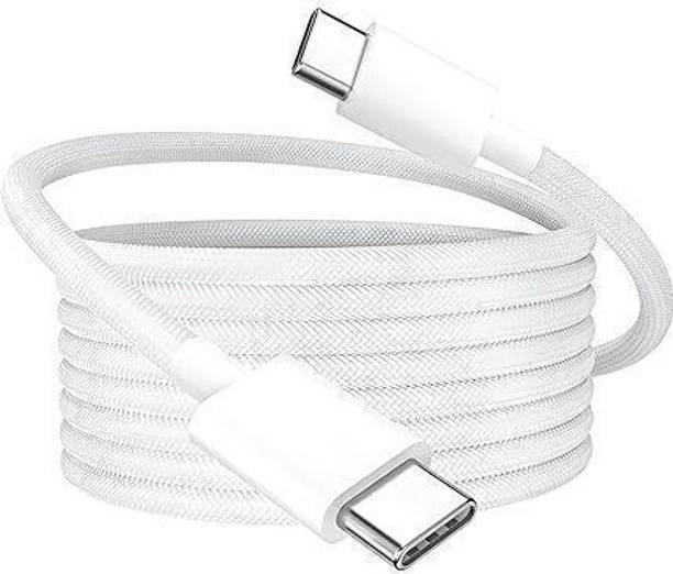 RcPrint Type C 6 A 1 m Nylon Braided LX NEW Fast Charging Type C to Type C Cable