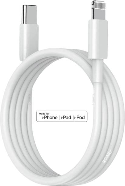 RoarX Type C 6 A 1 m 20 W PD Fast Charging USB C to Lightning Compatible with iPhone X,11,12,13,14