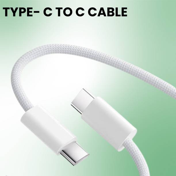 SACRO Type C 1 m Type C To Type C Charging Cable Compatible With Mobile,Laptop,Tablet,MacbookQ278