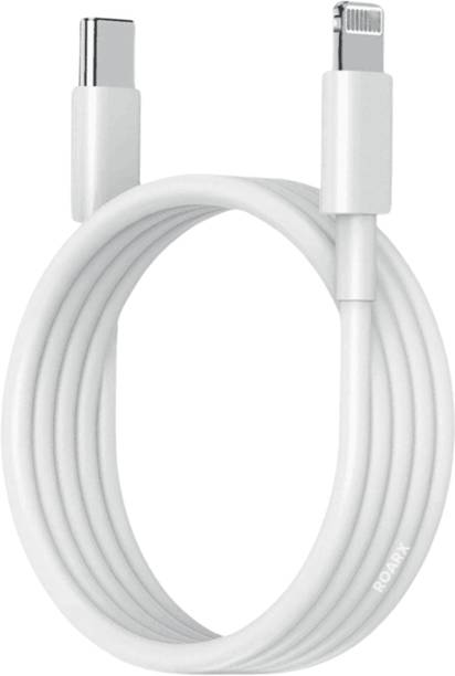 RoarX Type C 3 A 1 m PD Fast Charging (Apple MFi Certified) USB TYPE C to Lightning