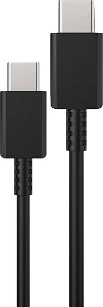 RVAT Type C 6 A 1 m 25W galaxy F14 Type C cable | C to C Cable, data transfer upto 480mbps, support super FAST CHARGING