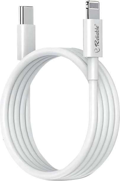Reliable Type C 1 m RAPID Type-C to Lightning Cable Charger | 25W Fast Power Delivery Charging Cord | Heavy Duty USB C to Lightning Data Cable Compatible with Apple iPhones & iPads