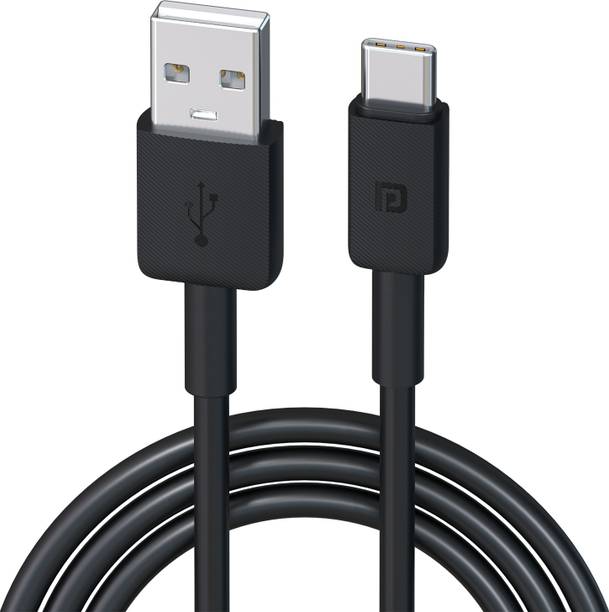 Portronics Type C 3 A 1 m Konnect Link Type C Fast Charging Cable