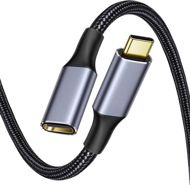 Care Case Type C 5 m USB-C Extension Cable, (5 METER )Type-C 3.2 Gen 2 (10Gbps, 100W, 4K@60Hz) Male to Female Extender