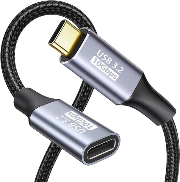 Tobo Type C 1 m Metal 100W USB C Extension Cable [3.2/10Gbps] Braided Cord 4K 60Hz USB Type C Male to Female Fast Charge Data Transfer Extender Cord TD-1562CC