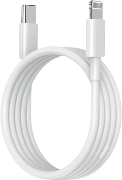 RoarX Type C 6 A 1 m Lightning Cable 1 m Type C USB to Lightening, Fast Charging & Data Sync USB Cable