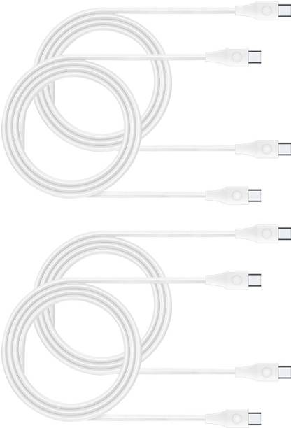 RAEGR Type C 1 m RapidLine USB Type-C to Type-C Cable Combo, (1M/3.3ft) |Upto 20W PD Fast Charging 3A