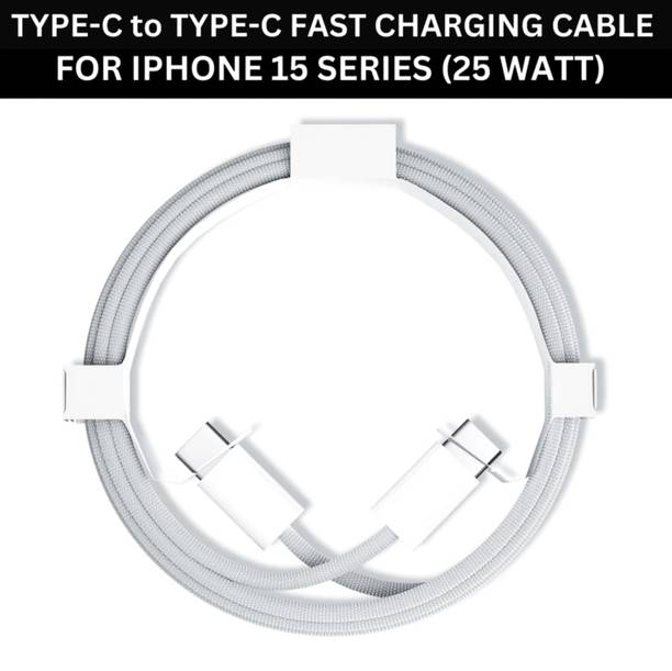 SIMZO Type C 6 A 1.5 m Nylon Braided LV RMC 23 1-Fa Charging For 15 Type C to Type C Cable-cab
