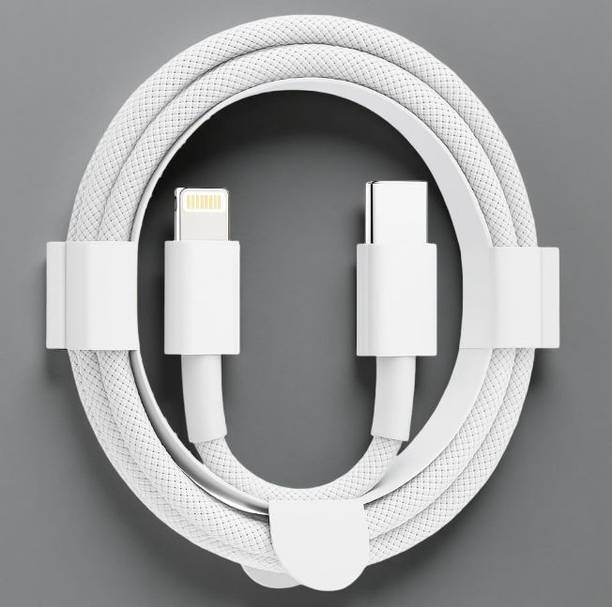 Deal Bazaar Type C 0 A 1 m NA PD Fast Charging Cable – Type-C to Lightning Connector for iPhone/iPad