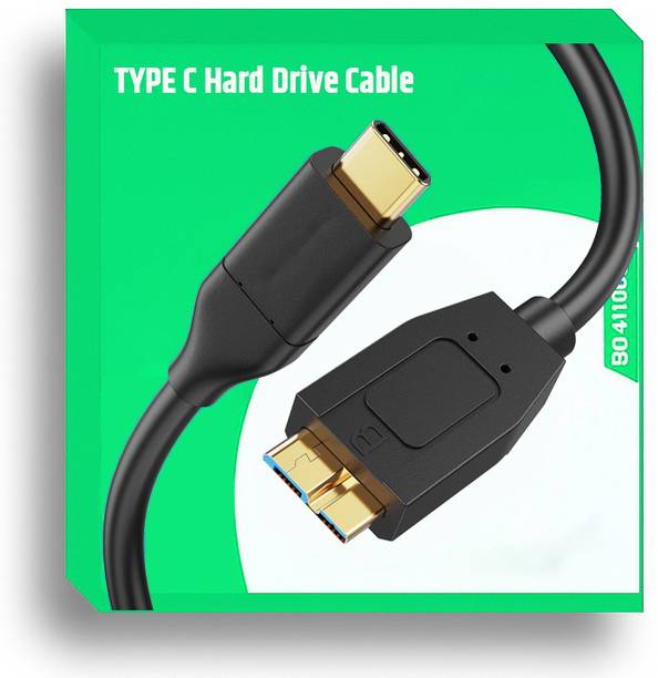 HexaGear Type C 3 A 1.5 m Copper Braiding Strong Transfer USB-C to Micro-B Cable for External HDD & SSD Storage